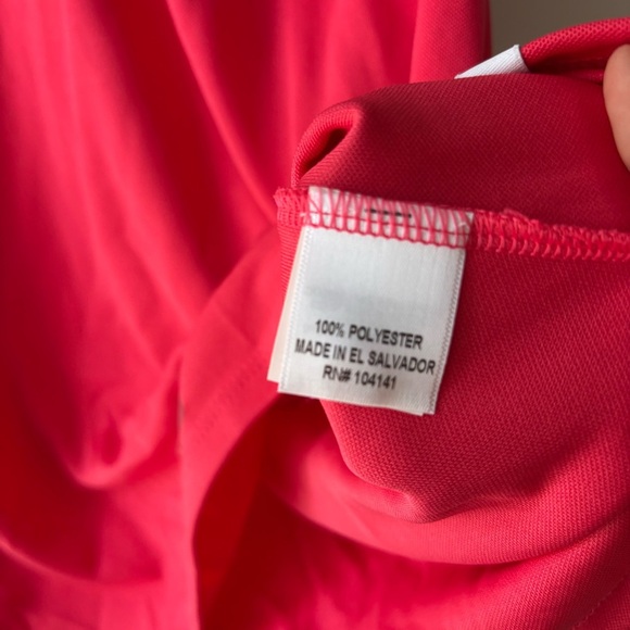 lady hagen core pique sleeveless golf polo watermelon pink‎ XS - Picture 7 of 7